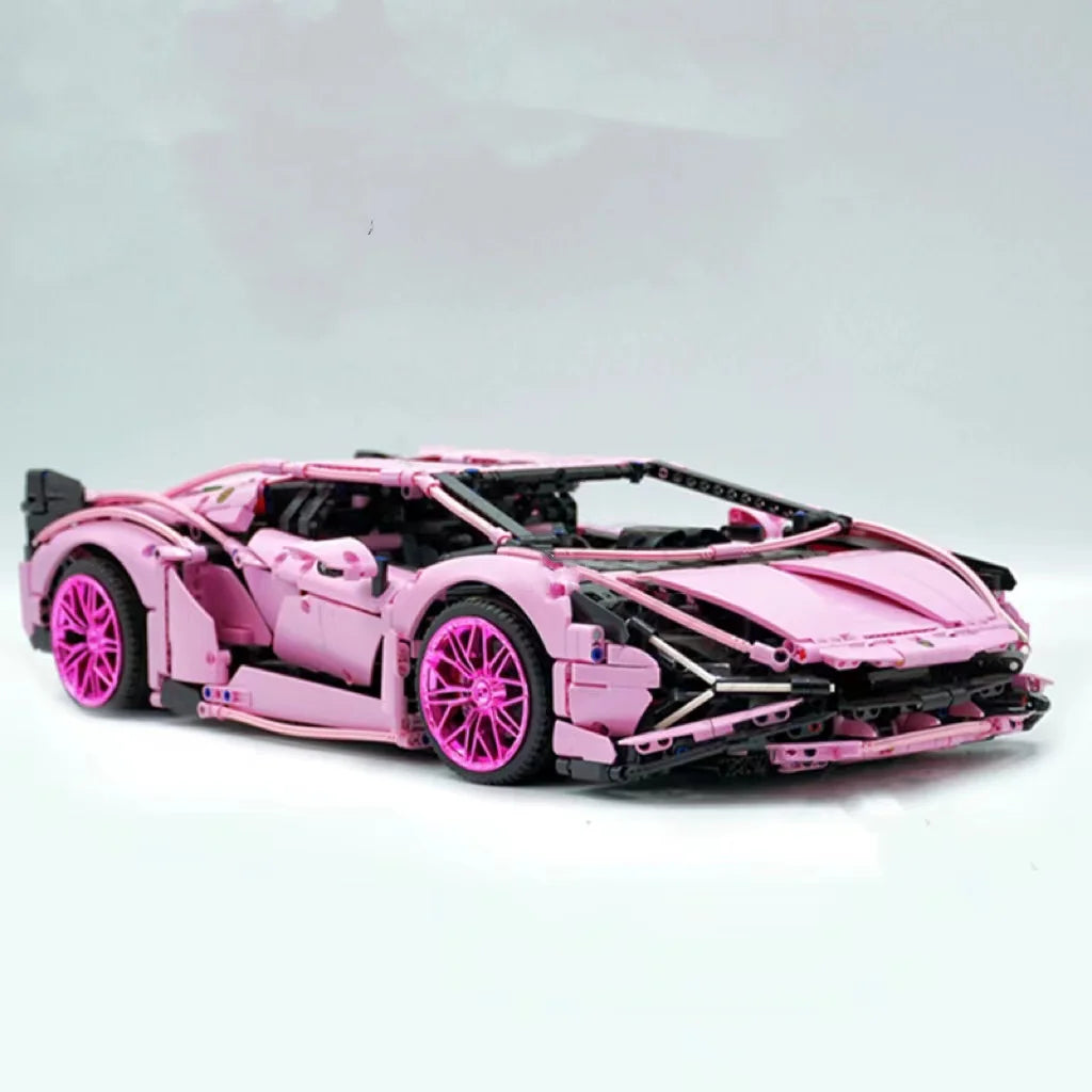 Technology Toys High-Tech Super Sport 1:8 Racing Car Model Racing Compatible Buidling Bricks High-tech Children Christmas Gifts