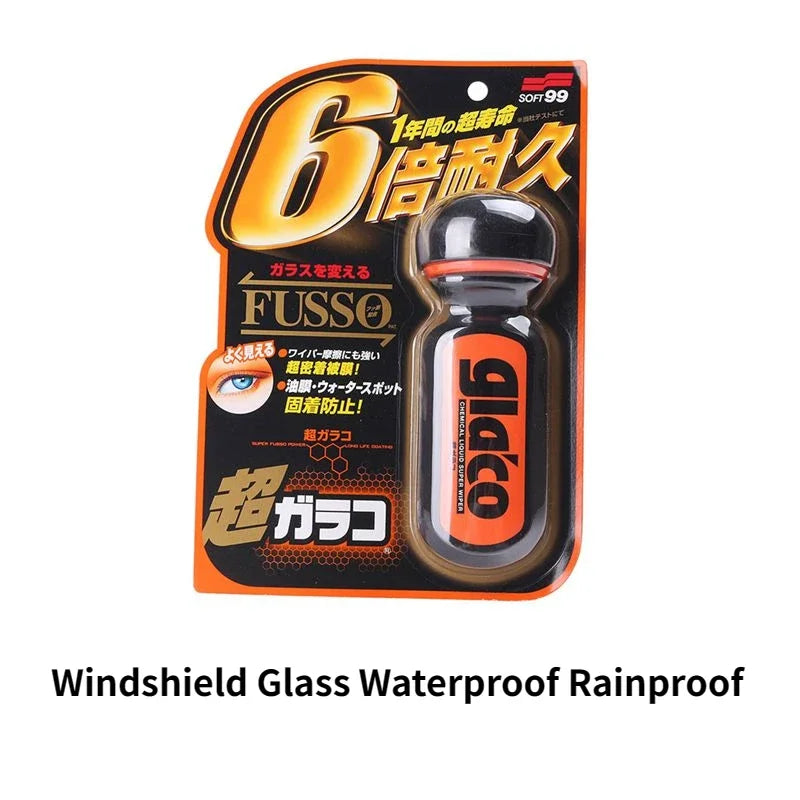 Vidrio para parabrisas de automóvil Soft99 Japan Ultra Glaco de 180 ml, repelente de agua y lluvia, revestimiento hidrofóbico antilluvia para vidrio de automóvil