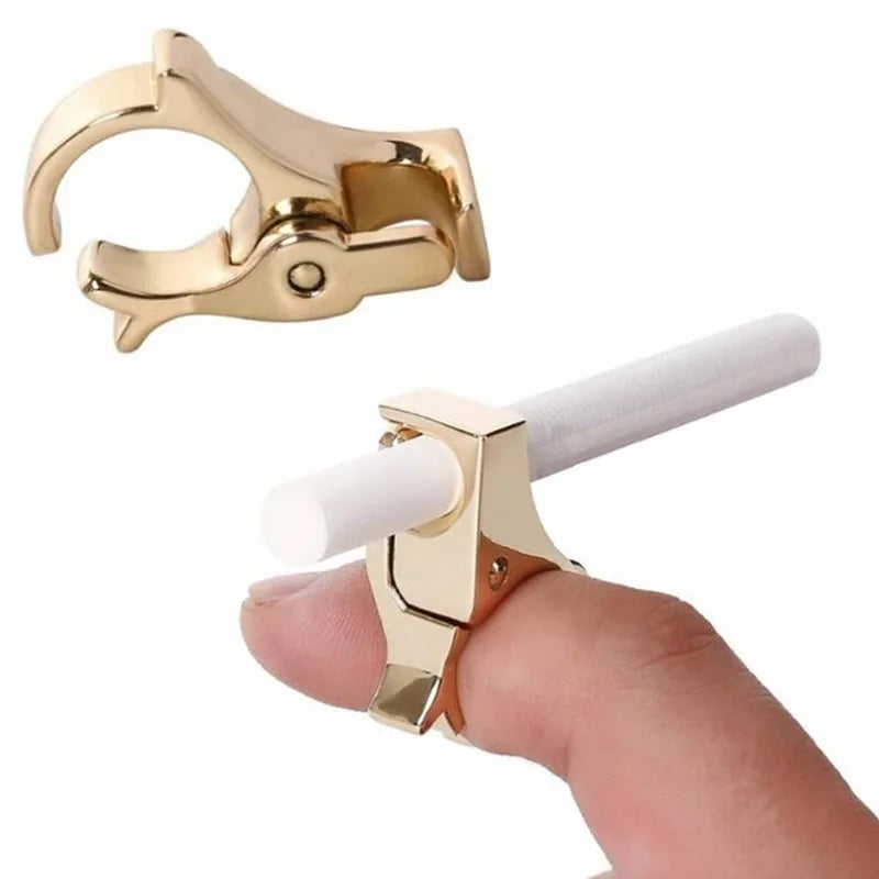 2023 New Hand Rack Cigarette Holder Cigarette Finger Ring Hand Rack Clip Cigarette Filter Fashion Cigarette Accessories Holder