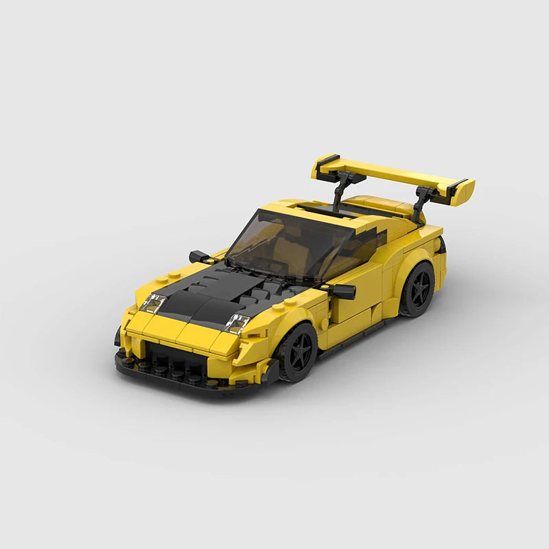 Supercar F1 City Speed Champions Racing Car RX-7 Model Building Blocks MOC Supercar Racers Vehicle Technique Bricks Kids Toys