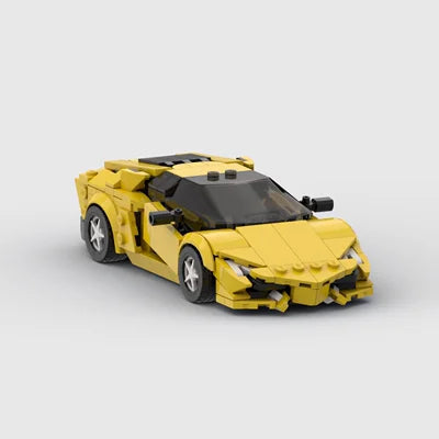 2022 Hot MOC City Car Speed Champion Supercar Sports Racing Car Moc Diy Building Blocks Set Educational Toys For Childern Boy