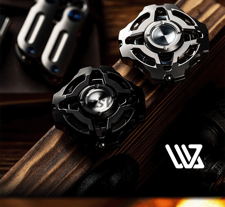 WANWU EDC Zeus X Linkage Structure Titanium Alloy Fingertip Gyro Finger Ring Decompression Toy