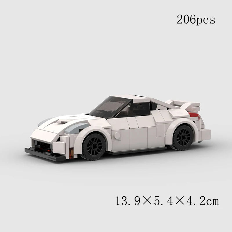 Racing Car City Speed Champions Sports Model Building Blocks DIY Bricks MOC Toy Classic Rally Super Racers Vehicle f1 technique
