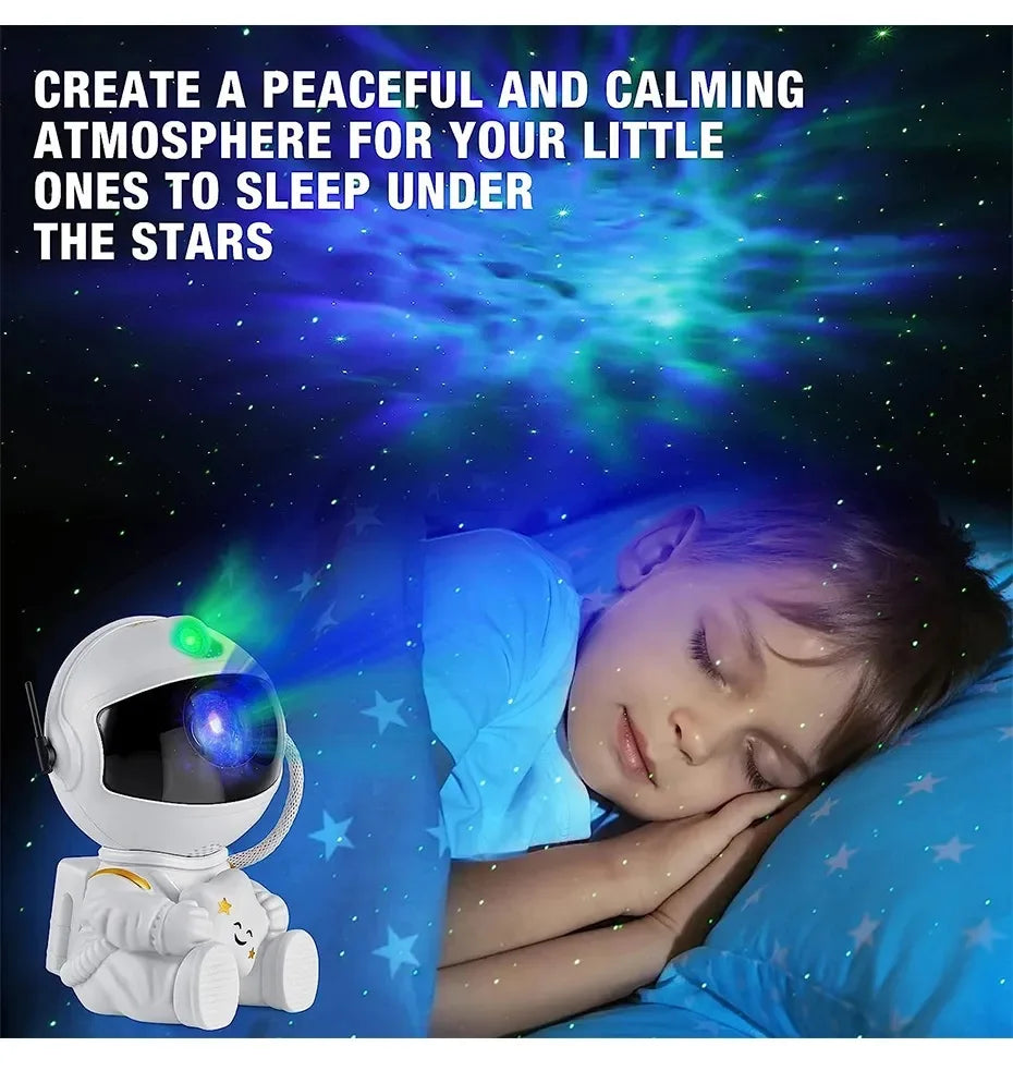 Projecteur d'étoiles, veilleuse de galaxie, projecteur d'astronautes, projecteur d'espace avec télécommande pour nébuleuse, pour chambre à coucher et maison