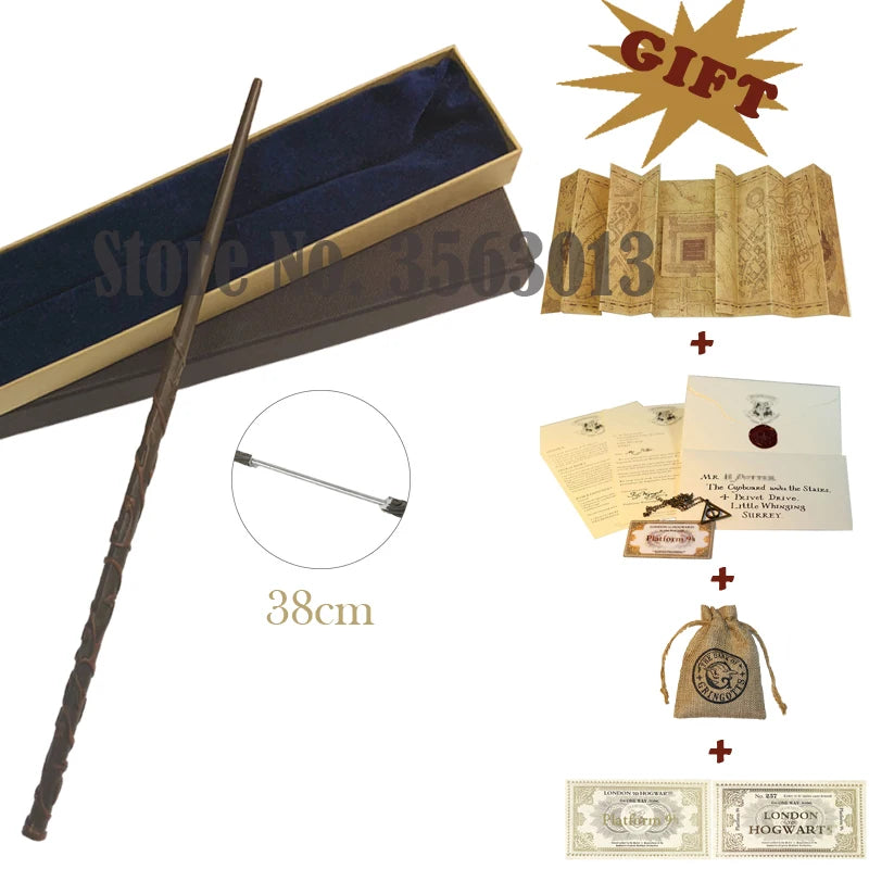 27 Kinds Wands with Map Letter 2 Tickets Necklace Cloth Bag and orginal Box
