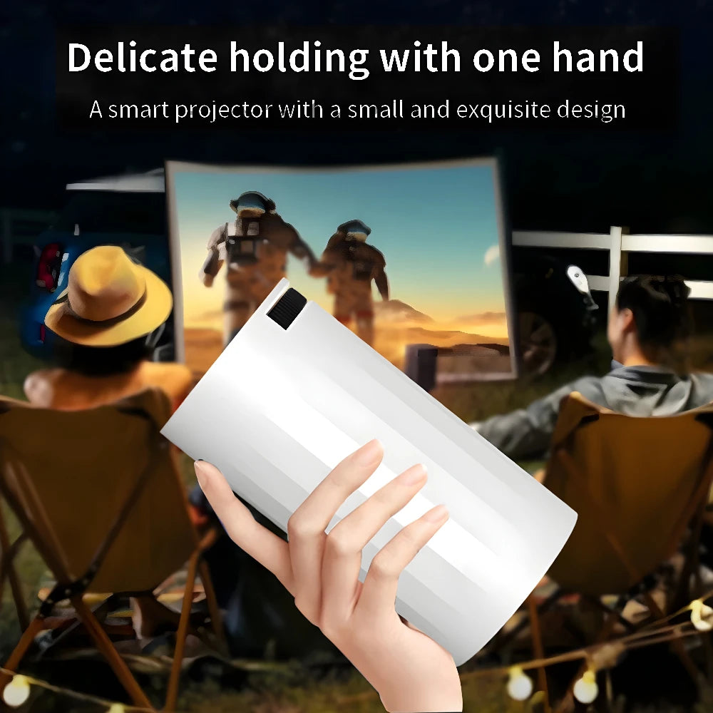 HY330 Projector 4k Ultra HD Smart Home Theater Phone Projection Android 11.0BT5.0 Portable Projector 720P 200ANSI Game Projectio