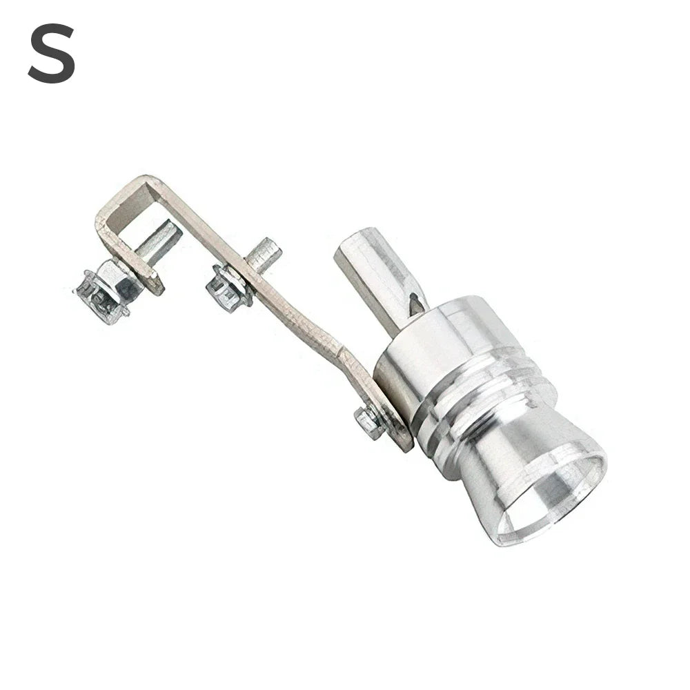 1 pieza de silbato de turbina modificado para automóvil, silbato de tubo de escape, silbato de imitación para motocicleta, silbato amplificador de sonido de escape de turbina