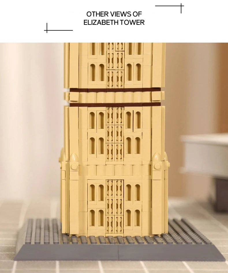 1666 pièces Briques Modèle Londres Big Ben Blocs de Construction Architecture Mondiale Construction Créative Cadeau Jouets Pour Enfants Adultes 5216