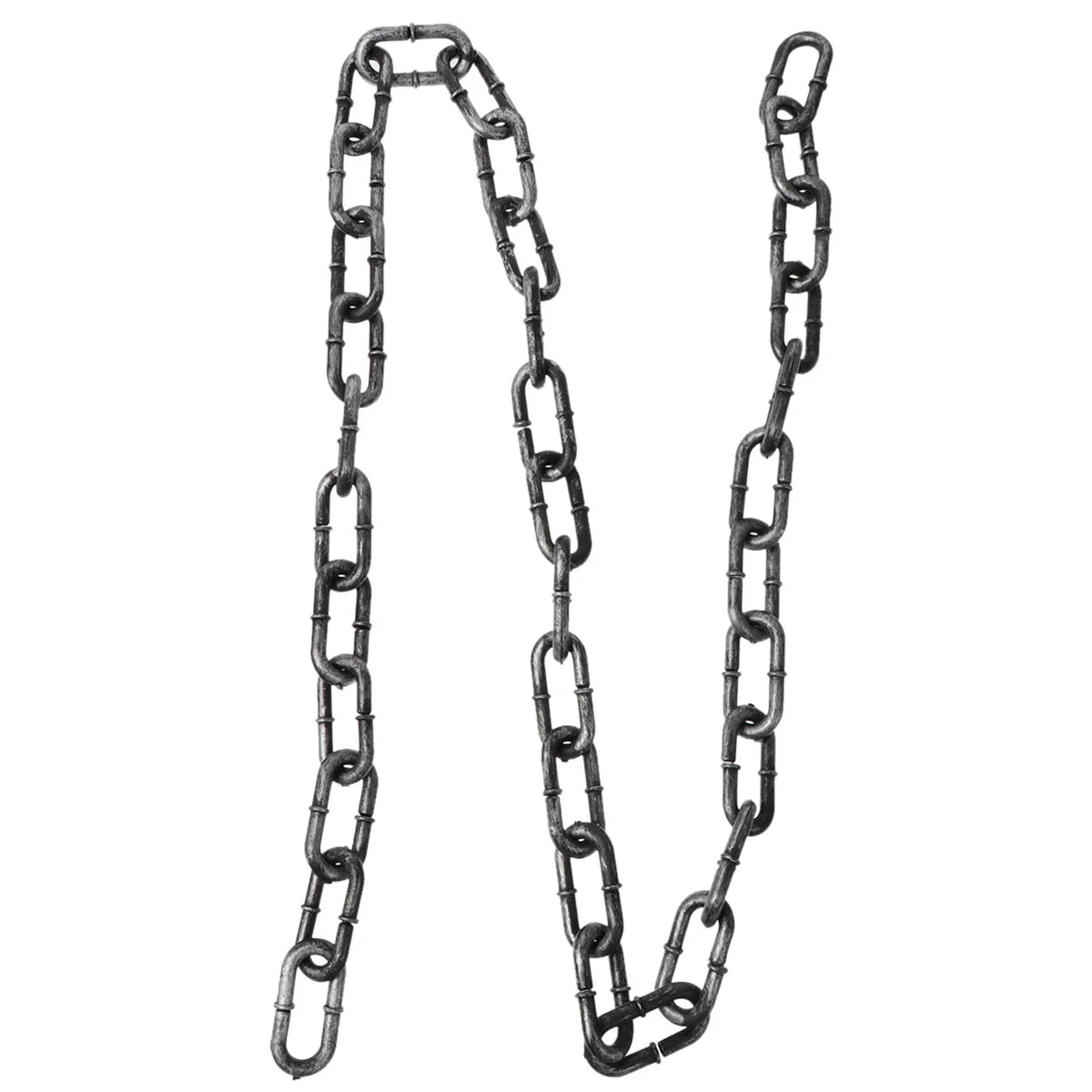 1 pieza de grilletes de Halloween, accesorio de simulación de cadena de hierro, accesorio de cadena de prisionero