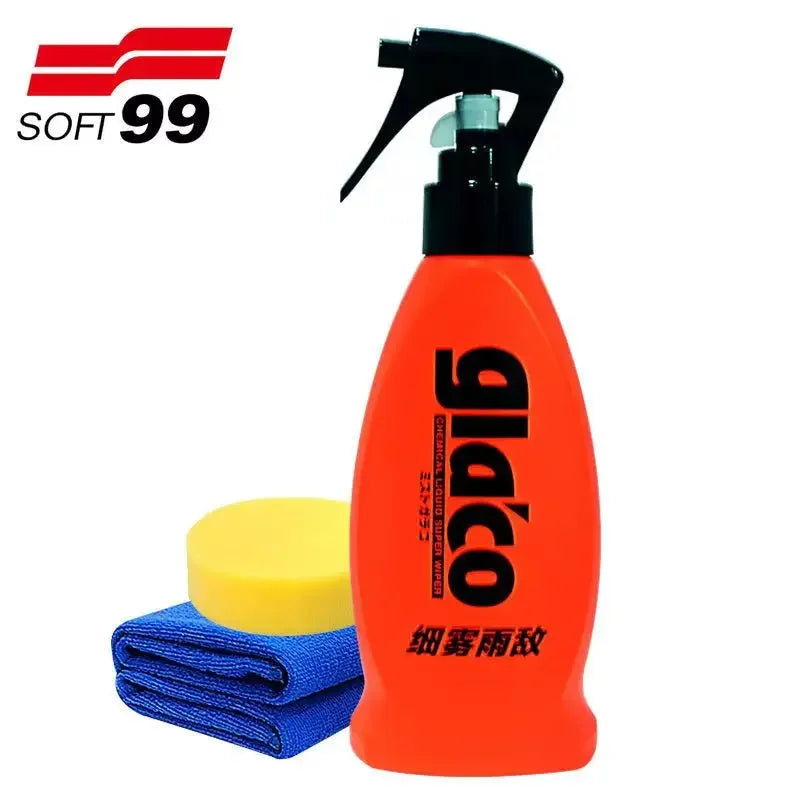 Vidrio para parabrisas de automóvil Soft99 Japan Ultra Glaco de 180 ml, repelente de agua y lluvia, revestimiento hidrofóbico antilluvia para vidrio de automóvil
