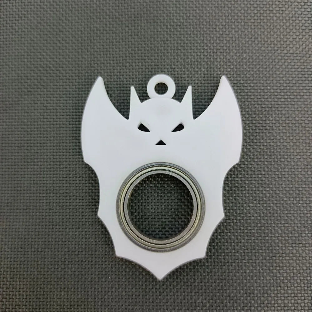 Alivia el aburrimiento Llavero Fidget Spinner Luz noctilucente Moderno Llavero giratorio con punta de dedo Creativo Anti-Ansiedad