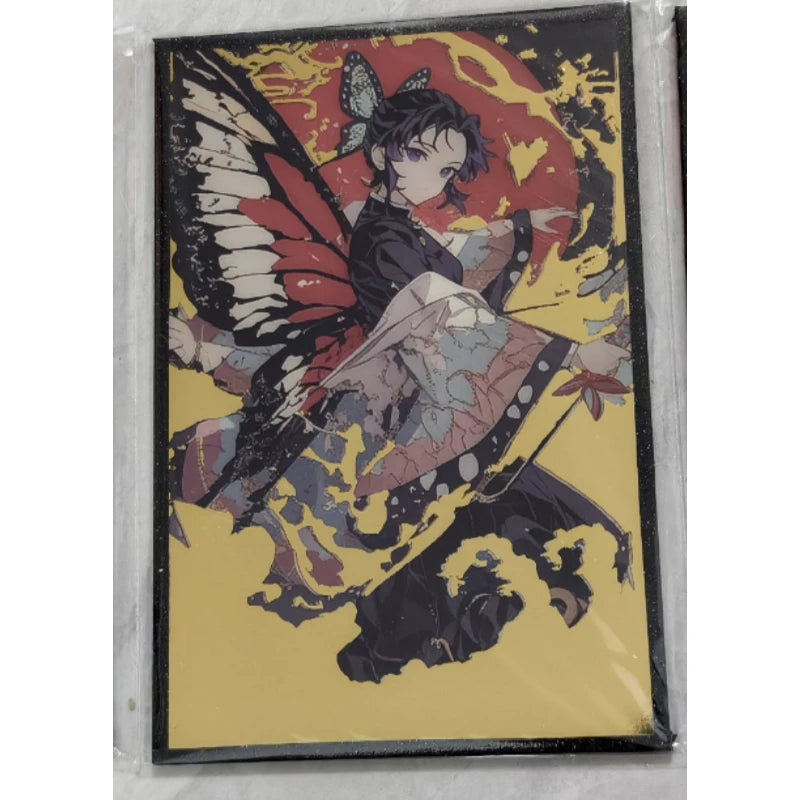 Anime Demon Slayer Kamado Nezuko Kochou Shinobu Rengoku Kyoujurou Kanroji Mitsuri Collection Cards Birthday Gift Children's Toys