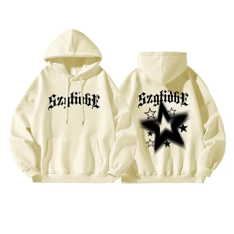 2024 Leisure Street Clothing Hoodie Fashion Hoodie Women's Comfortable Hooded Sweatshirt Hip Hop Street Clothing Y2K Sweat