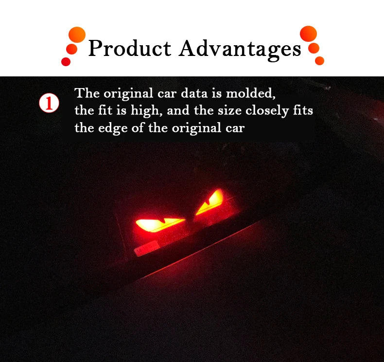 For Lexus ES Car Brake Light Sticker Brake Light Projection Board Cool Exterior Rear windshield Stickers Car Tuning Supplies