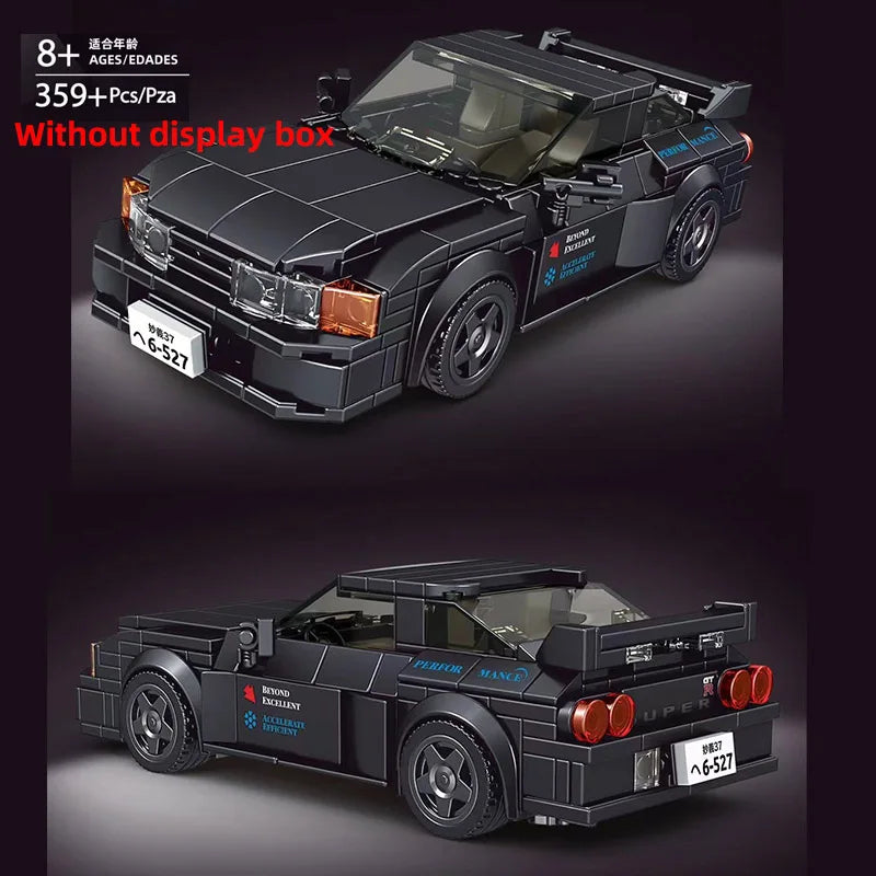 Technical Moc Car City Speed Champion Sports Car Racing Vehicle Building Blocks Brick Educational Construction Toys