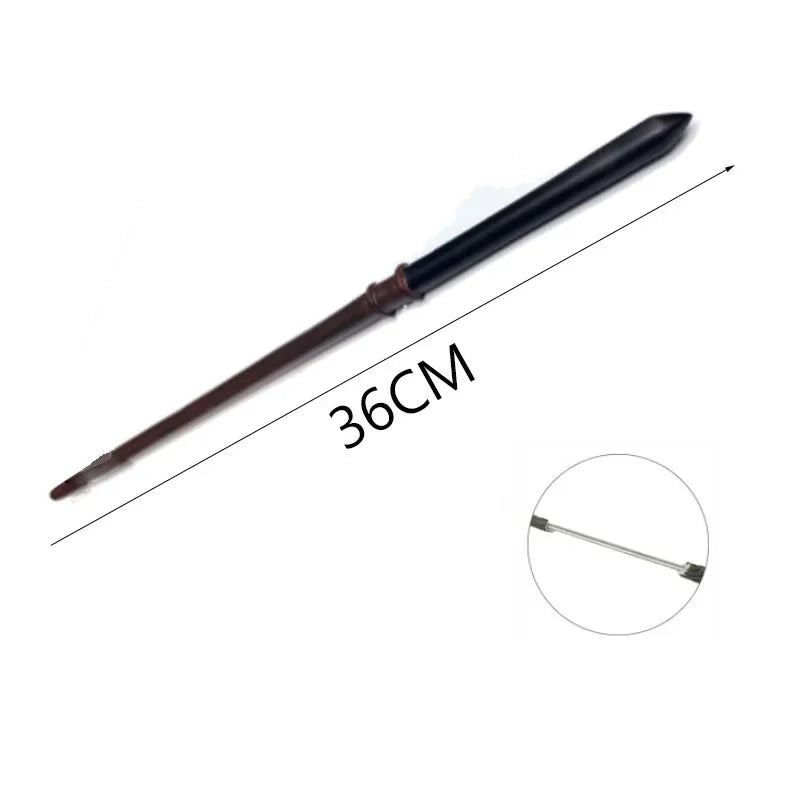 27Pcs Anime Cosplay Show Metal Core Magic Wand Children Decoration Toy Accessories For Kids Bacchetta Di Plastic Magic Stick