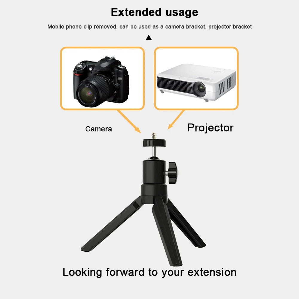 Desktop Projector Stand,Desktop Lazy Mobile Phone Holder Tripod Live Support Rack Folding Projector Creative Bedside Stand