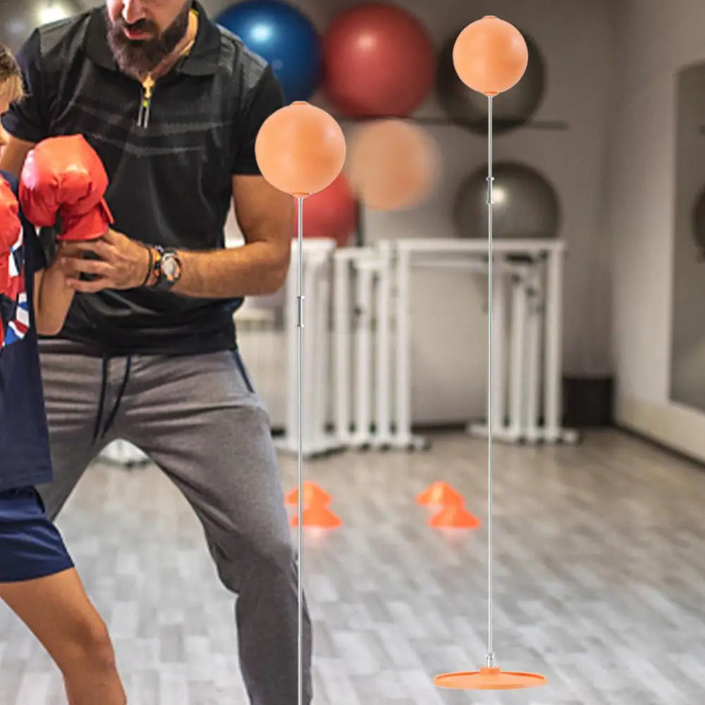 Reflex Punching Bag Freestanding Punching Ball Boxing Gear Hand-Eye Coordination Workout Kit Kickboxing Training Equipment