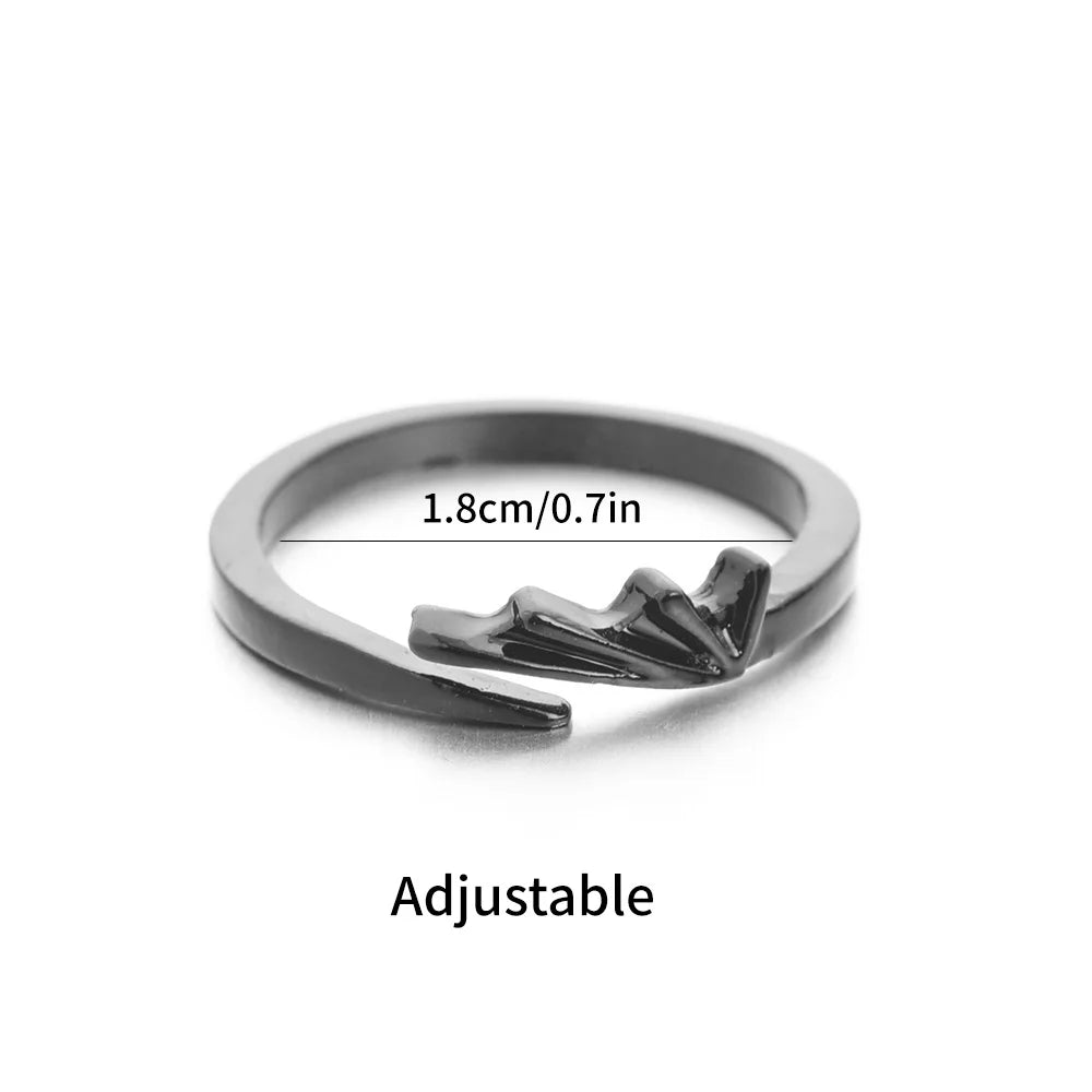 2Pcs Anime Angel Demon Couple Rings for Women Men Fashion Animal Adjustable Open Ring Promise Matching Couple Ring Party Gifts