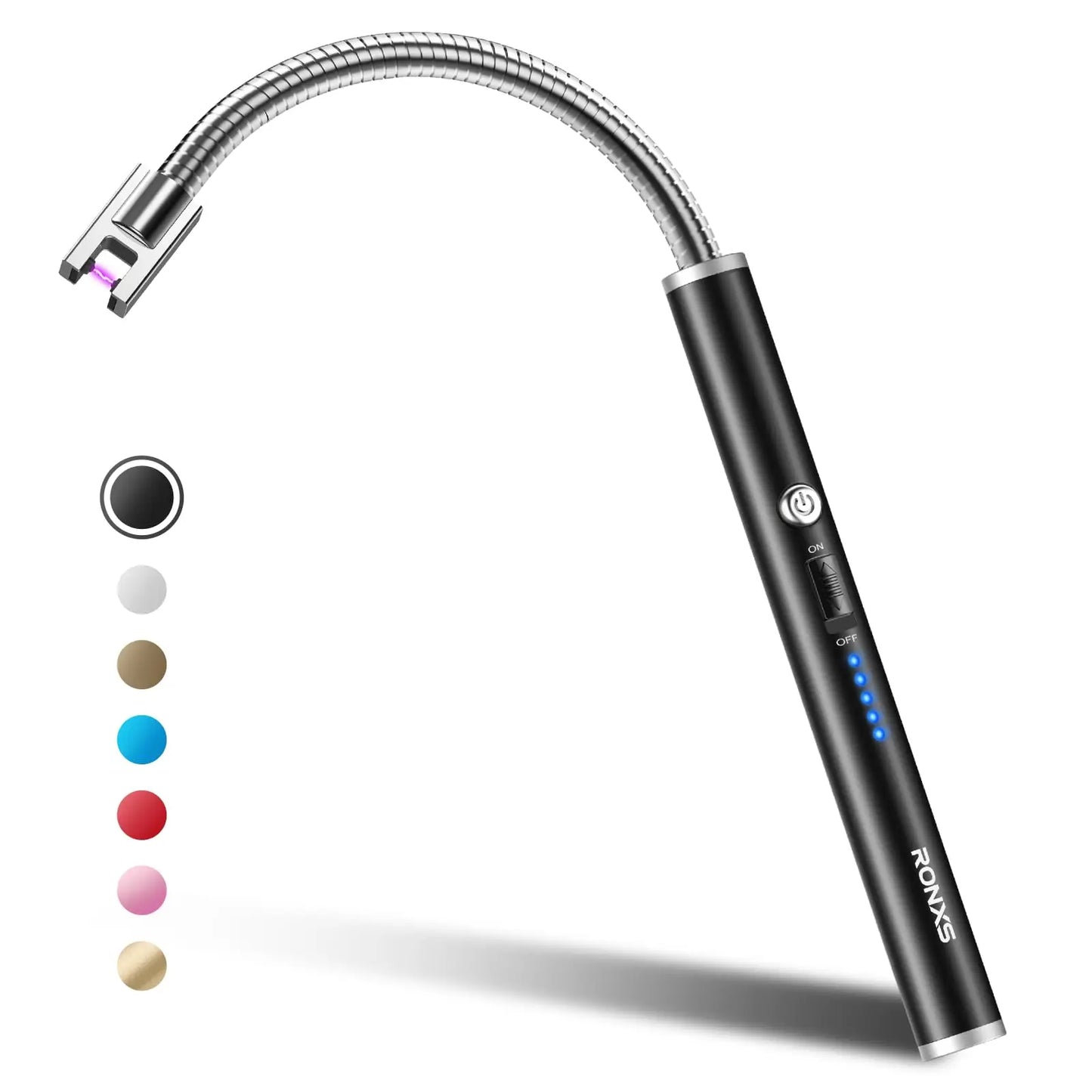 360° Outdoor Kitchen Lighter USB Rechargeable Portable Electronic Lighter Safety Lock Eco-friendly For Candles Gas Stoves