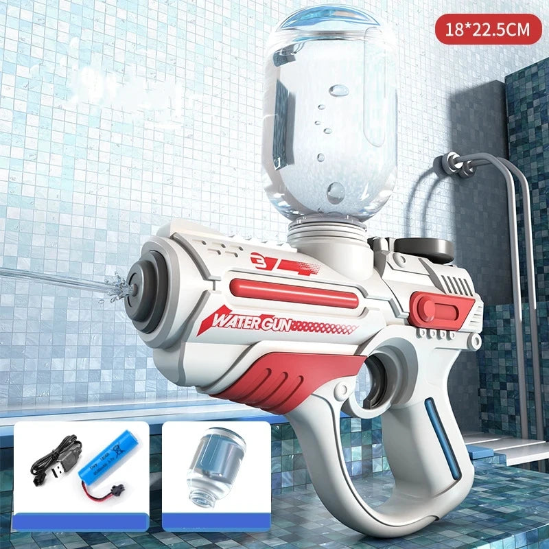 Summer hot selling wholesale prices for children's water gun toys, space science fiction designs, electric water guns, water bat