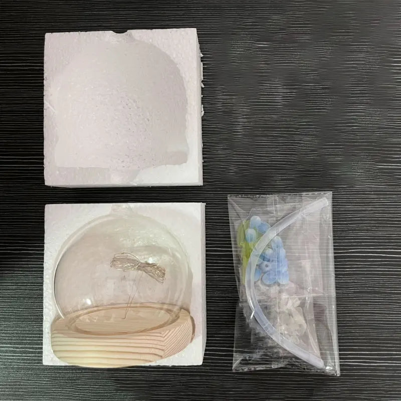 Lámpara de noche con tulipán artificial YOMDID, hecha a mano, lámpara de noche LED para dormitorio, decoración, regalos de cumpleaños y Navidad