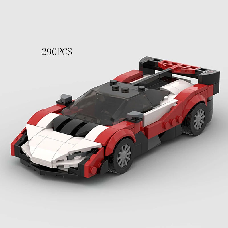 Racing Car City Speed Champions Sports Model Building Blocks DIY Bricks MOC Toy Classic Rally Super Racers Vehicle f1 technique