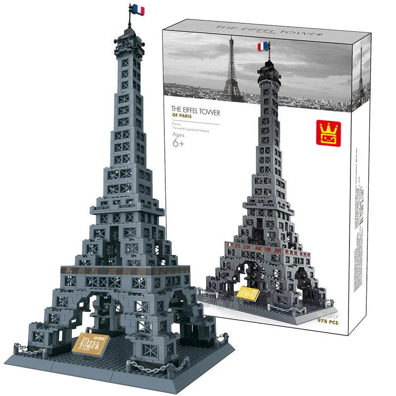 Wange Blocks World Architecture Building Bricks Castle Villa House Big Ben Church DIY Toys for Man Gifts Girl Adult Present