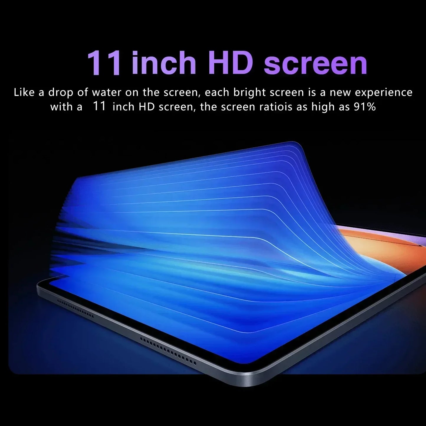 2024 Global Version Pad 6S Pro Tablet 11inch HD 4K Android 14 Snapdragon 888 16GB+1T 12000mAh 5G Dual SIM Bluetooth WiFi GPS Tab