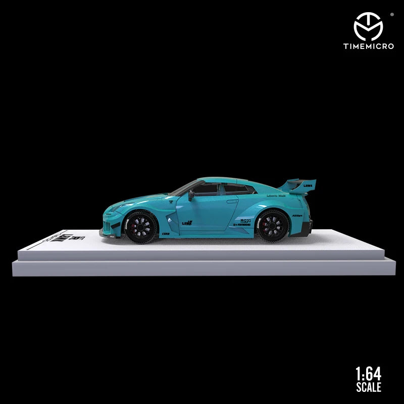 TIME MICRO 1:64 3.0 Bule Painting Alloy Car Model Model Car Collection& Display& Gift