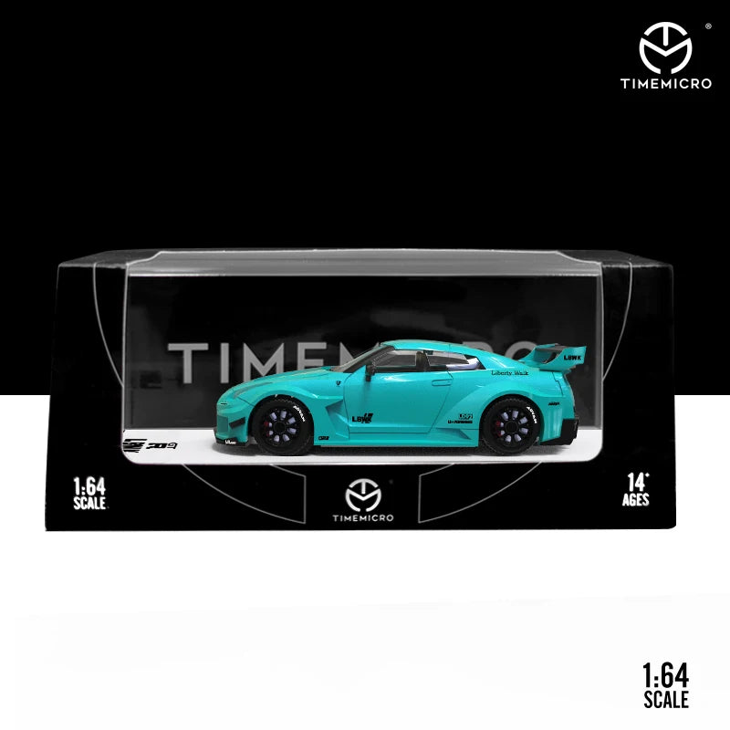 TIME MICRO 1:64 3.0 Bule Painting Alloy Car Model Model Car Collection& Display& Gift