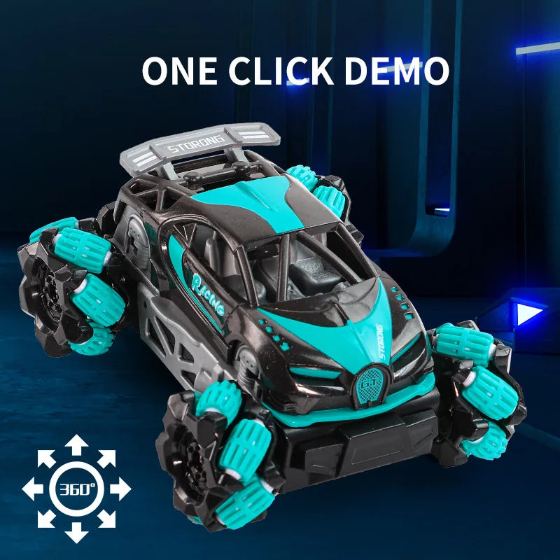 RC Car Mini Stunt Drift Car Gesture Sensing with Led Lights 2.4G Radio Remote Control Electric Toy Power Wheels Off Road Racing