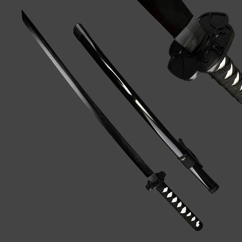 Espada de madera con vaina, accesorios de estilo antiguo, espada de madera, guerrero, juego de rol, anime, modelo de arma de espada de cosplay, espada de madera
