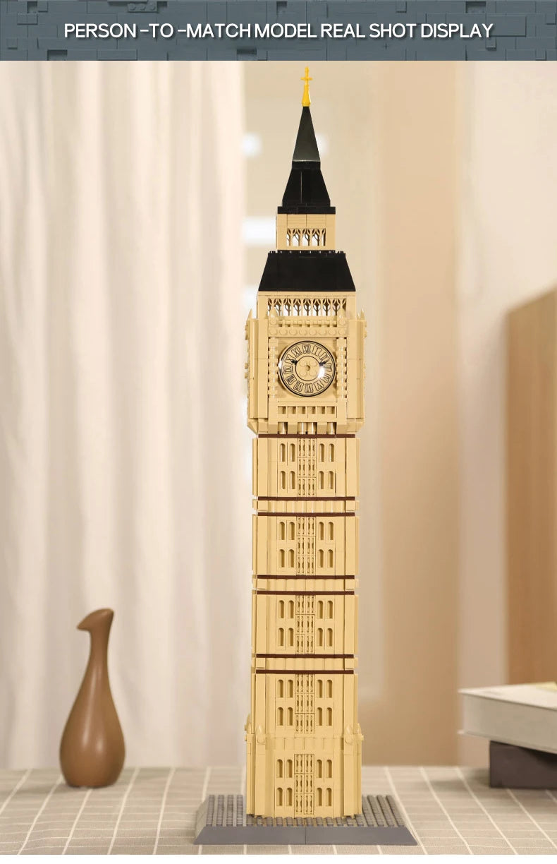 1666 pièces Briques Modèle Londres Big Ben Blocs de Construction Architecture Mondiale Construction Créative Cadeau Jouets Pour Enfants Adultes 5216