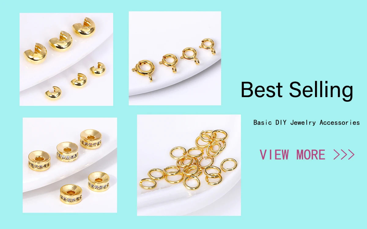 Cuentas espaciadoras irregulares chapadas en oro de 18 quilates, 13 x 4,5 mm, cuentas separadoras redondas de metal de latón para accesorios de joyería y abalorios