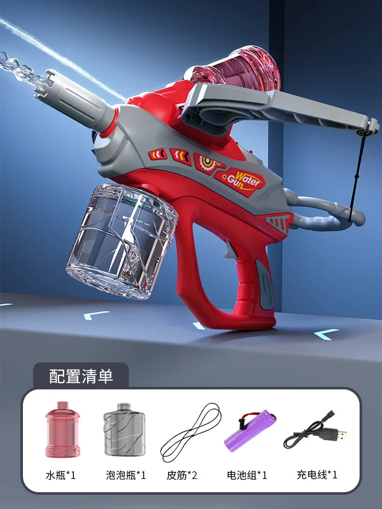 2024 Electric Toy Water Gun Dolphin Outdoor Portable Swimming Pool Battle Party Large Capacity Water Toy Gun Gift for Kid Adult