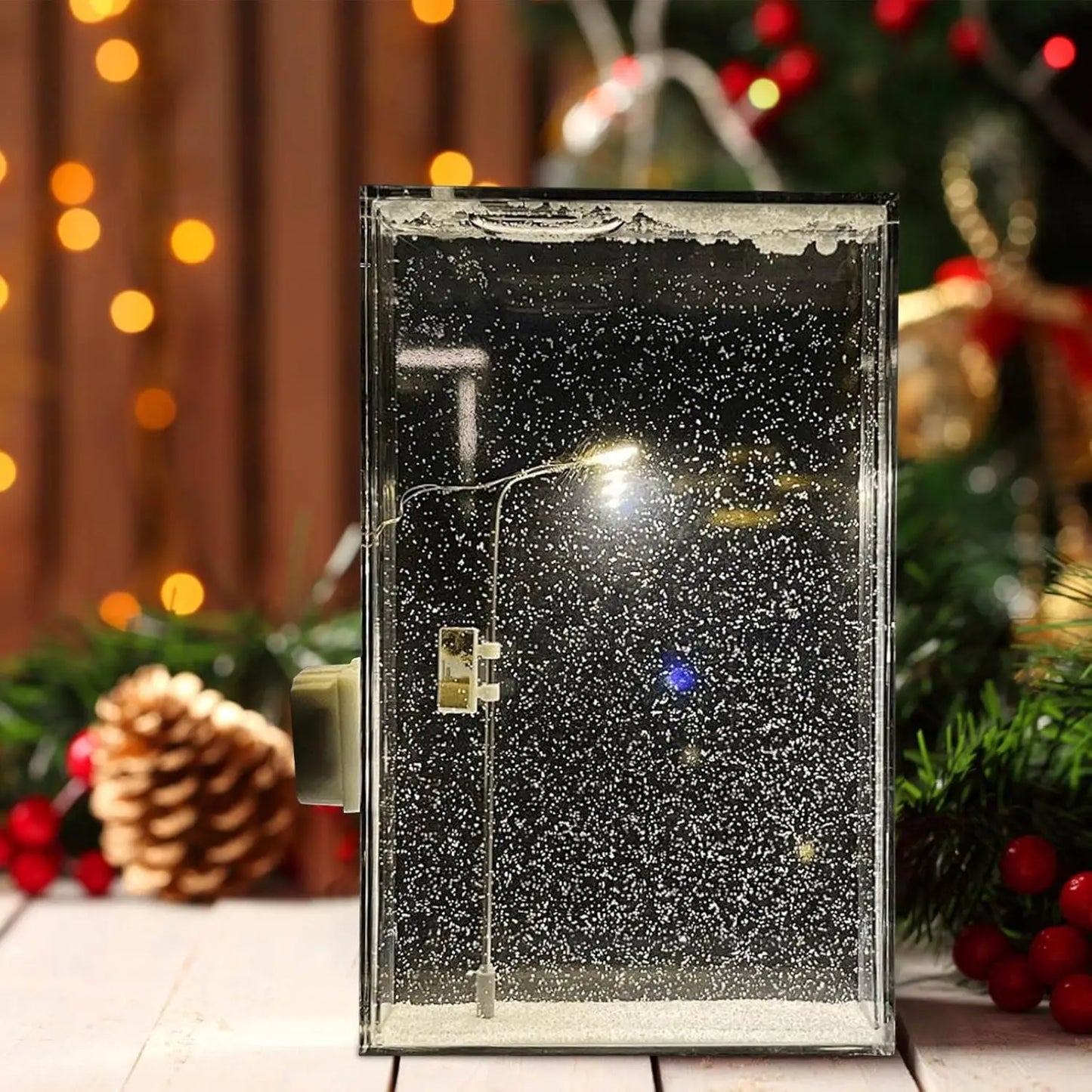 DIY Handmade Snow Scene Night Light Christmas Light-Up Kit Snowy Night Light Toys Arts And Crafts Decor For Kids Adults 크리스마스