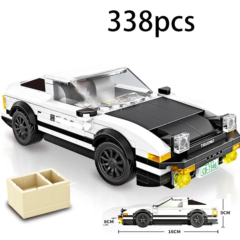 Racing Car City Speed Champions Sports Model Building Blocks DIY Bricks MOC Toy Classic Rally Super Racers Vehicle f1 technique