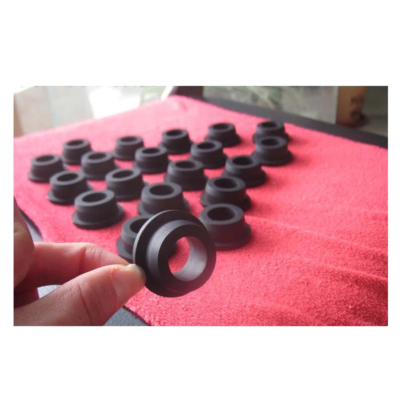5-50mm Through Hole Silicone Rubber Wiring Grommets Round Blanking O-ring Gasket Computer Desk Cable Grommets Outlet Ring Coil