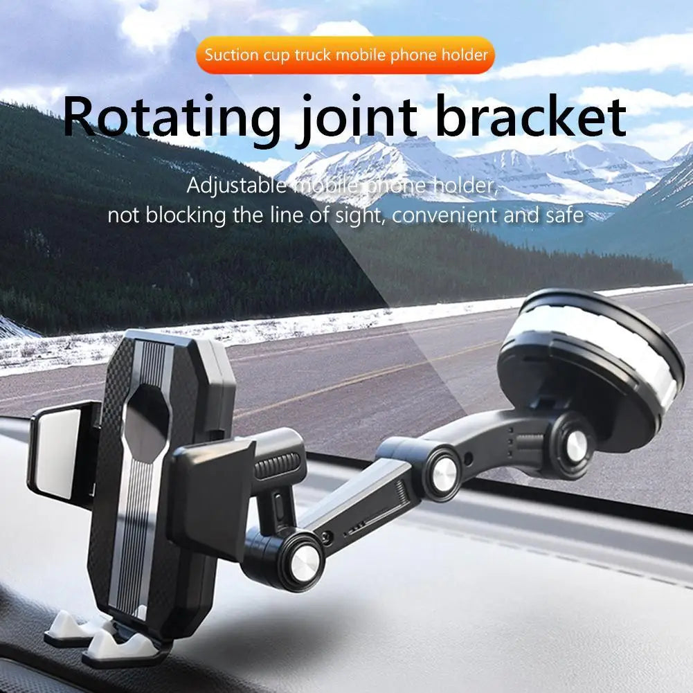 Strong Suction Cup Car Phone Holder Center Console Smartphone Sucker Mount Rack