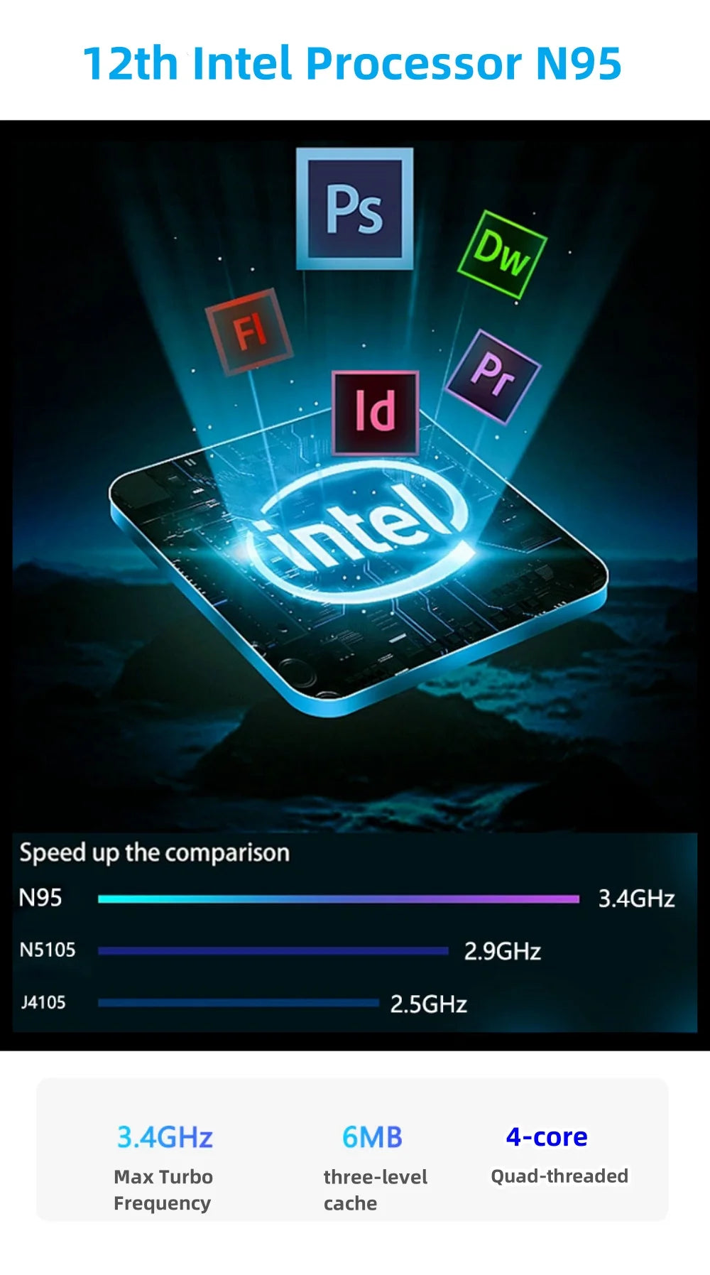 Computadora portátil con pantalla táctil dual de 14 pulgadas y 14 pulgadas, procesador Intel N95, computadora portátil para juegos, DDR4, 16 GB, 1 TB SSD