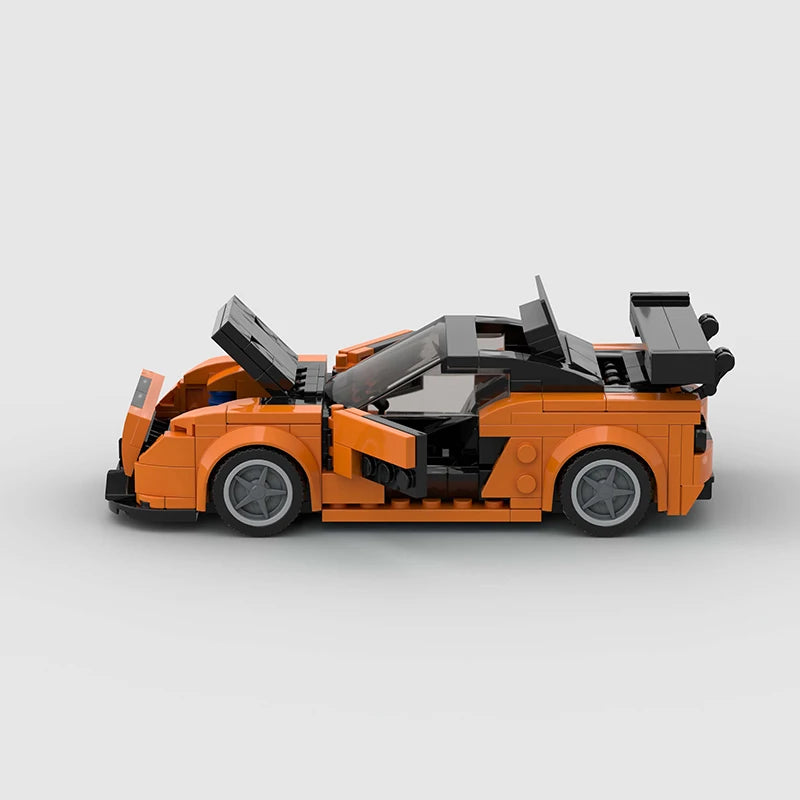 Supercar F1 City Speed Champions Racing Car RX-7 Model Building Blocks MOC Supercar Racers Vehicle Technique Bricks Kids Toys