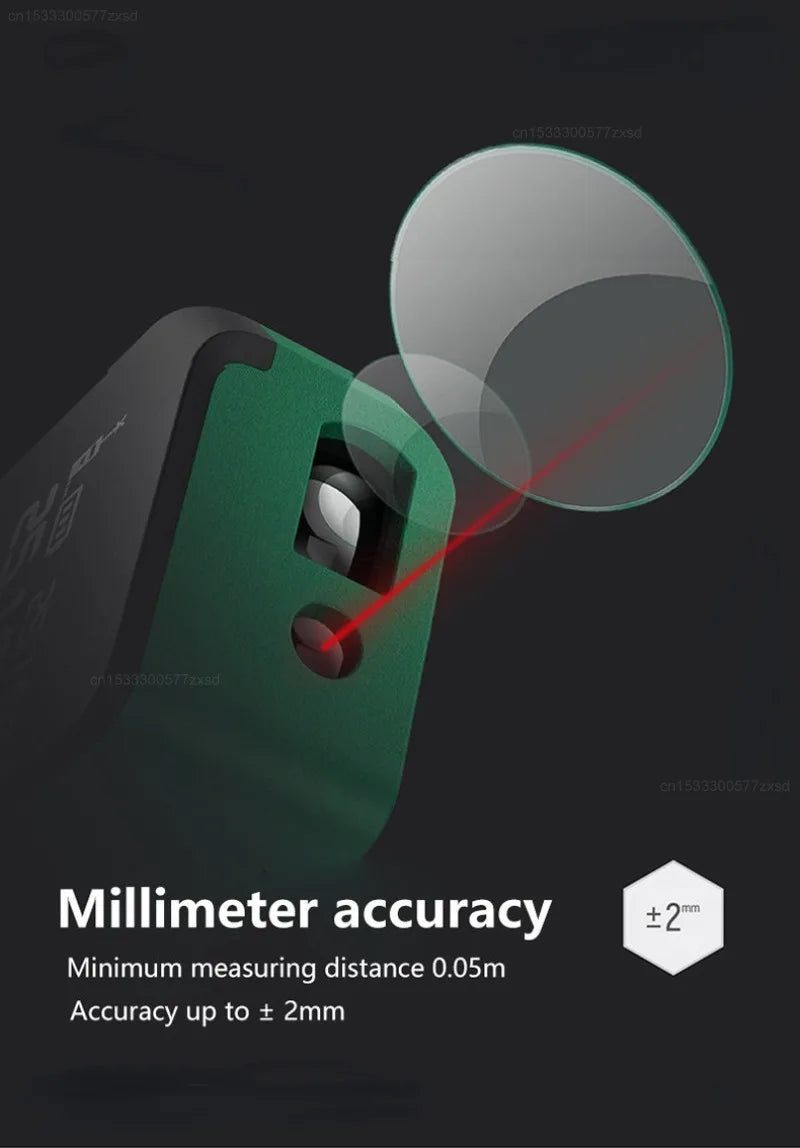 Telémetro láser de alta precisión SATA de Xiaomi, mini regla electrónica infrarroja, herramientas de medición láser de alta precisión para ingeniería