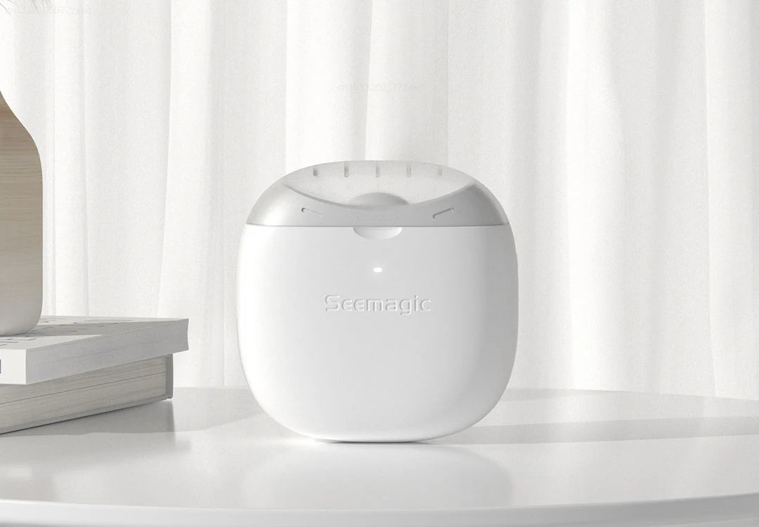 Cortauñas automático eléctrico Youpin, ligero, seguro para el hogar, rápido, luz LED, herramientas portátiles para el cuidado de las uñas de bajo decibelio