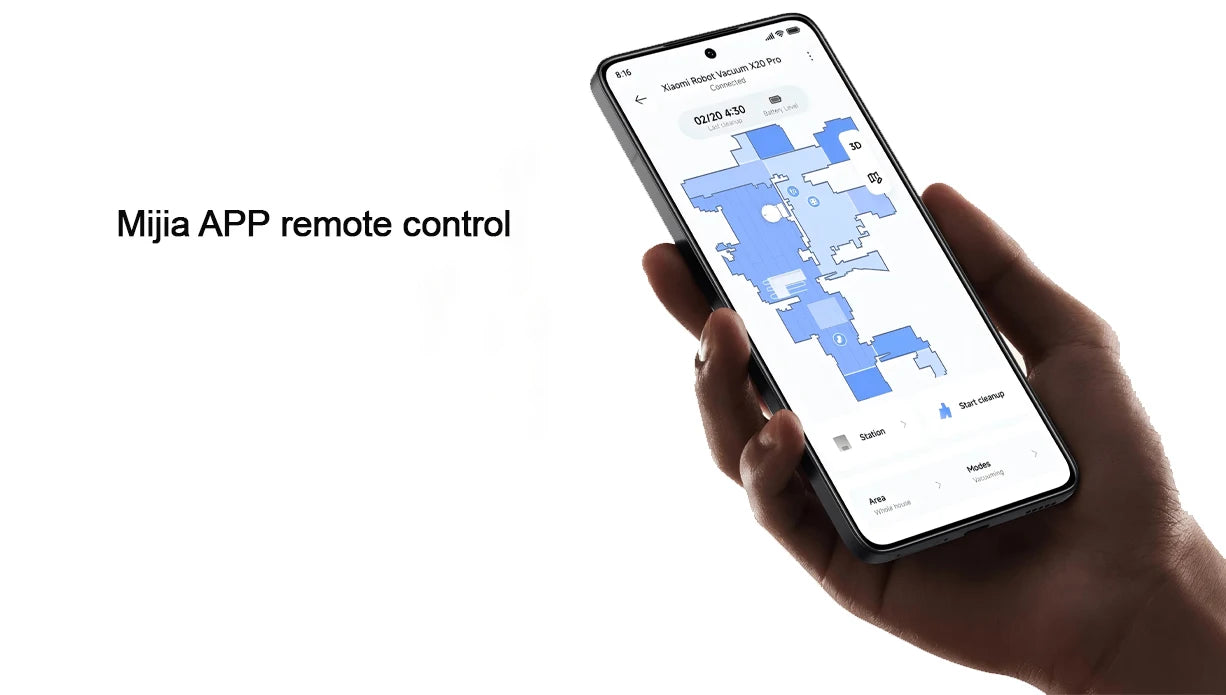 Aspiradora robot XIAOMI MIJIA M40, evitación de obstáculos de alta precisión, succión de 12 kPa, elevación de trapeador inteligente, navegación láser LDS