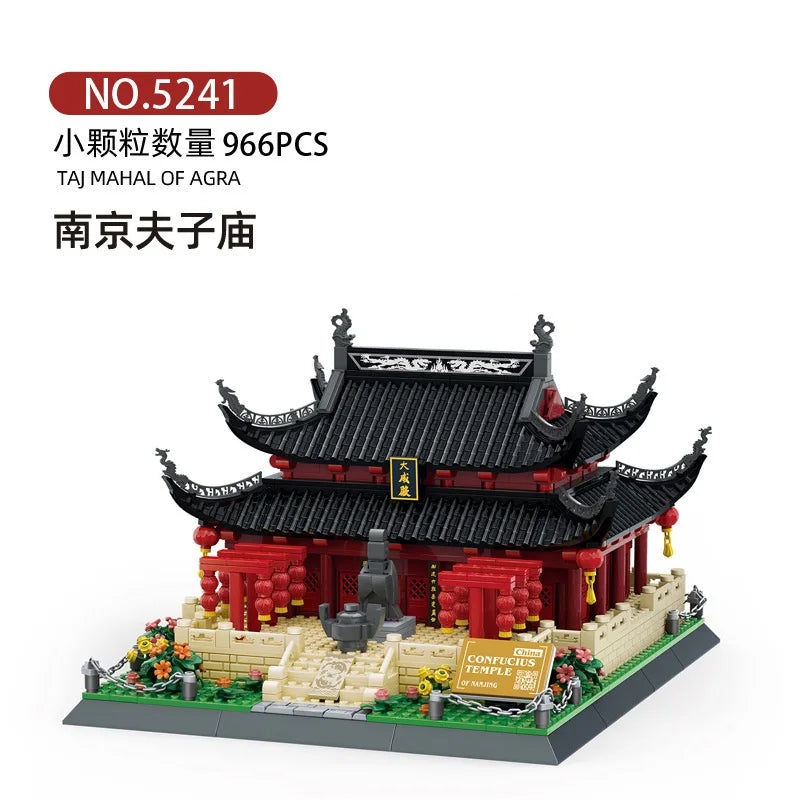 Wange Blocks World Architecture Building Bricks Castle Villa House Big Ben Church DIY Toys for Man Gifts Girl Adult Present