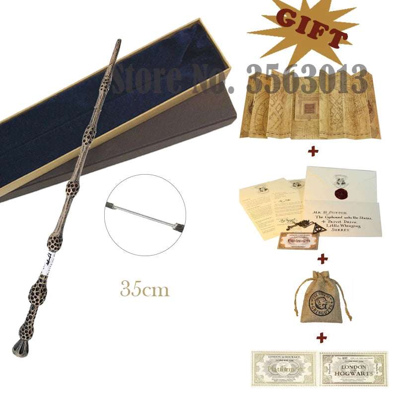 27 Kinds Wands with Map Letter 2 Tickets Necklace Cloth Bag and orginal Box
