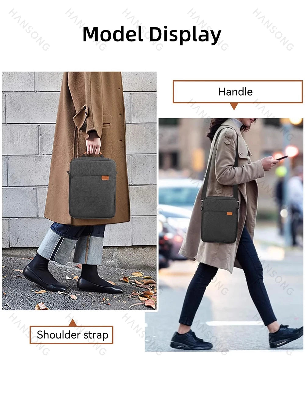 Tablet Case for Samsung Galaxy Tab S6 Lite Galaxy Tab S7 IPad Pro 11-iPad 9.7 9-11Inch Tablet Shoulder Bag Carrying Case Storage