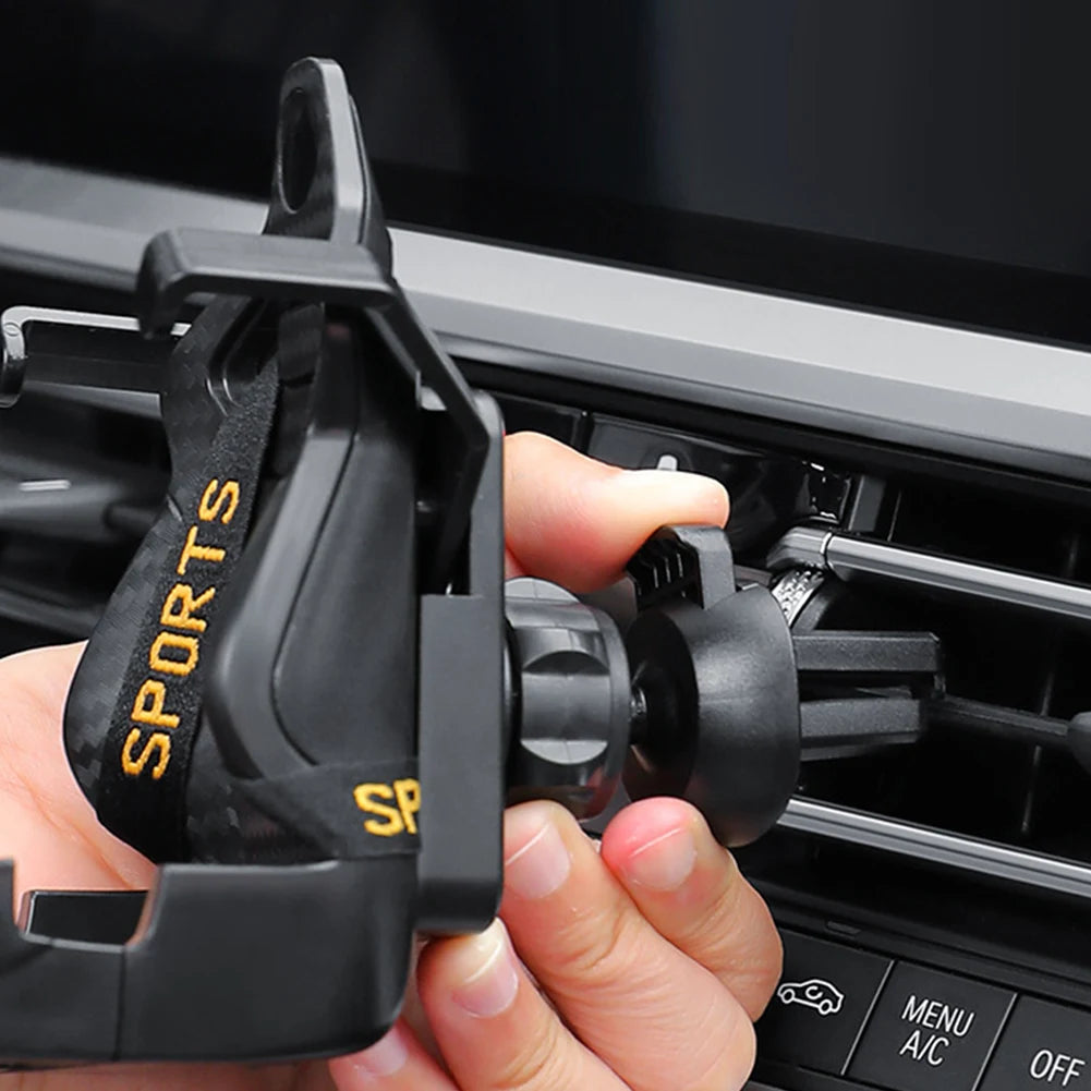 Racing Seat Design Mobile Cell Phone Support Car Phone Holder Mount Stand Anti Shaking Smartphones Clamp Stand for iPhone Xiaomi