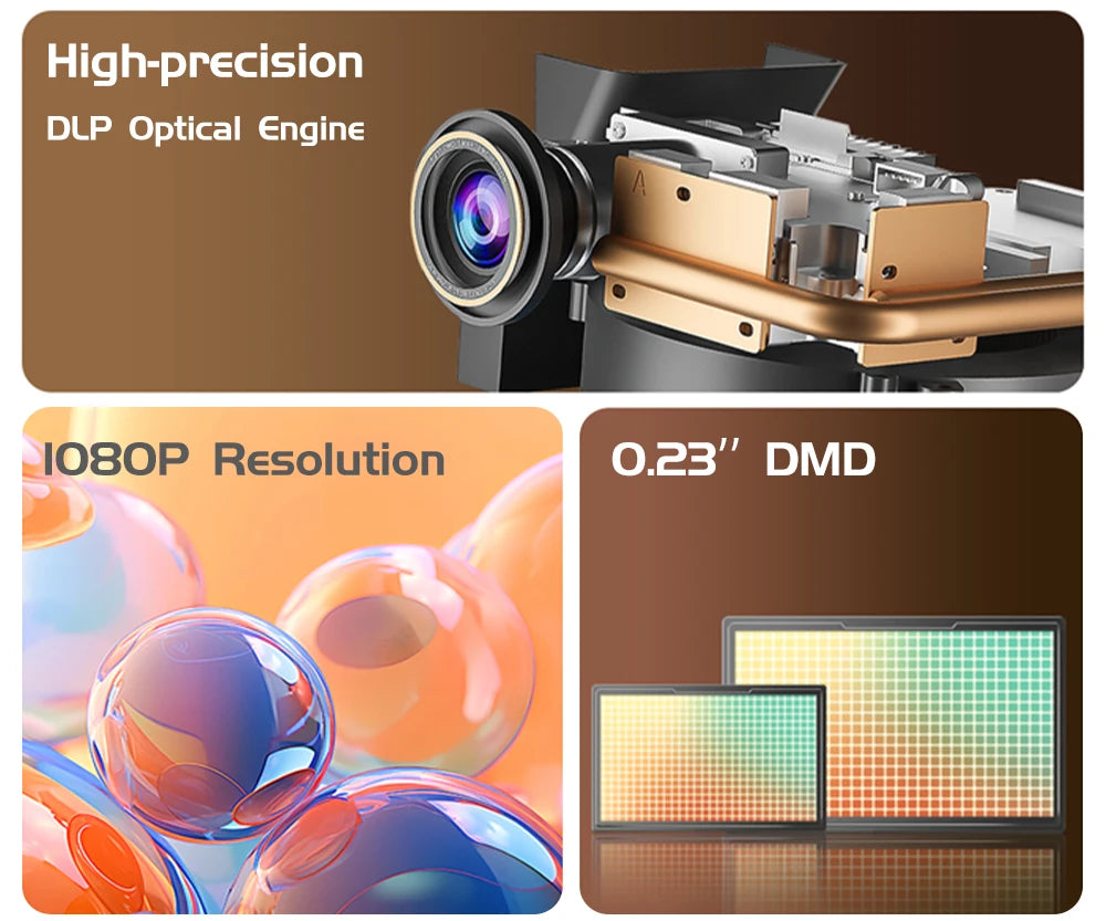 TouYinger G5 Portable 4K Projector 1080p Home Theater Full HD Projetor Android Dlp Beamer 3d U80 Cinema Smartphone with Battery